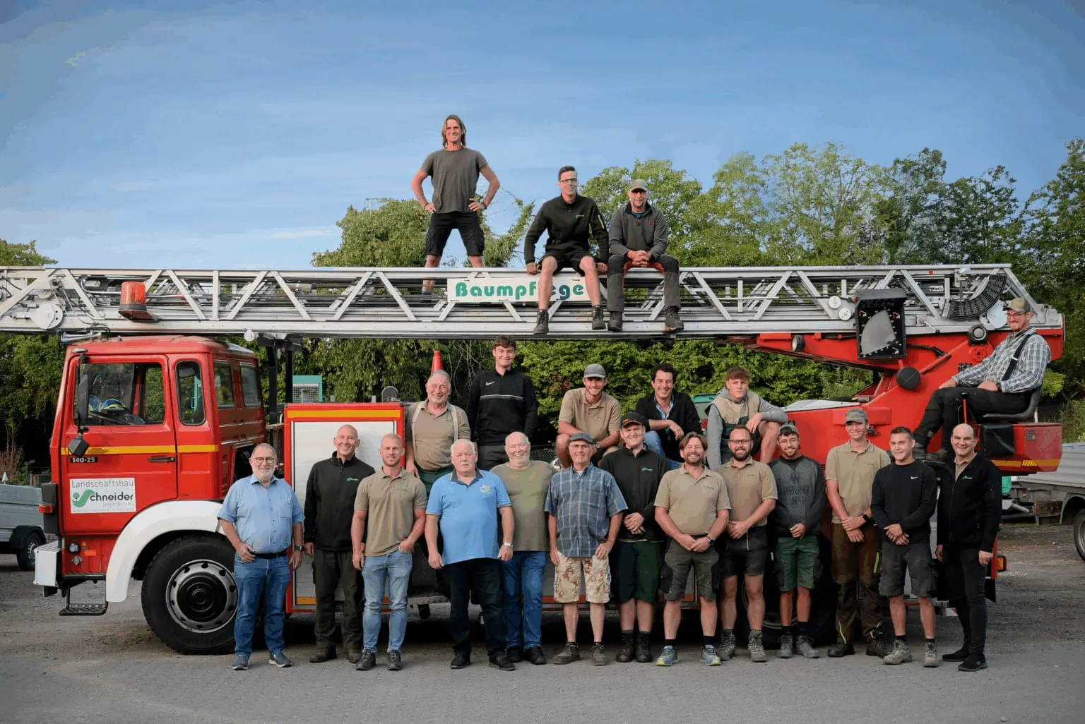Das Team von Landschaftsbau Schneider